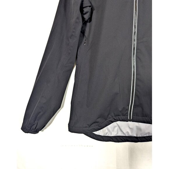 Showers Pass Cycling Rain Jacket M Waterproof Breathable Full Zip High Viz Black - Picture 6 of 10